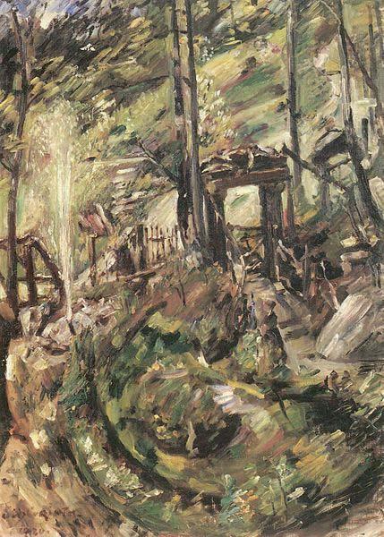 Walchensee, Springbrunnen, Lovis Corinth